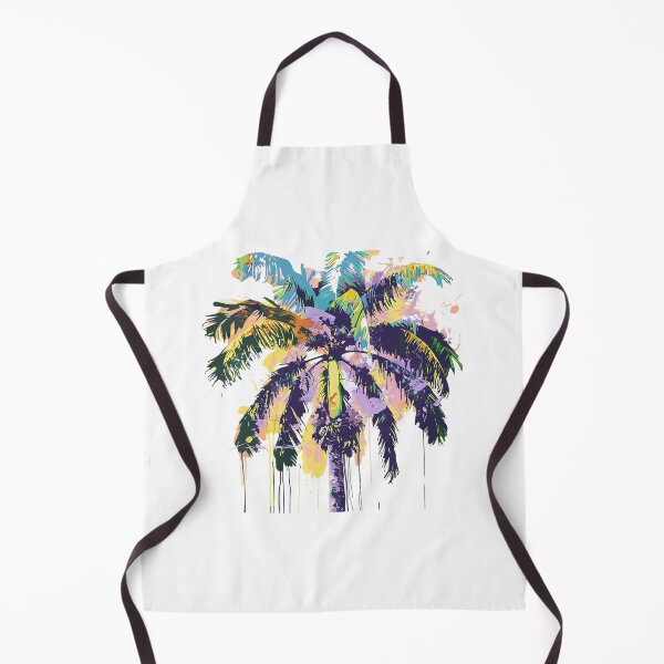 Item preview, Abstract Tropical Banana Palm Tree | Colorful Paint Splash Botanical Art designed and sold by Awarrie.