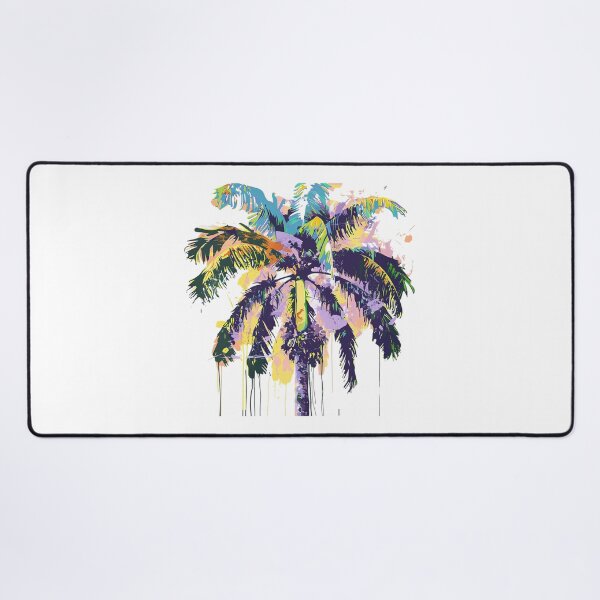 Item preview, Abstract Tropical Banana Palm Tree | Colorful Paint Splash Botanical Art designed and sold by Awarrie.
