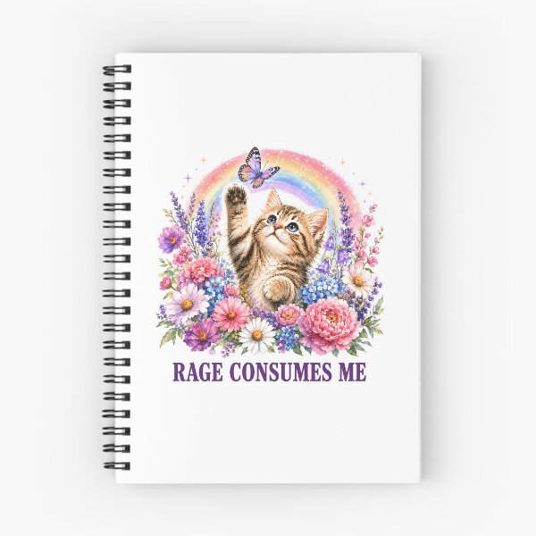 Item preview, Cute Cat Rage Consumes Me Funny Sarcastic designed and sold by Randomera.