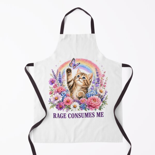 Item preview, Cute Cat Rage Consumes Me Funny Sarcastic designed and sold by Randomera.