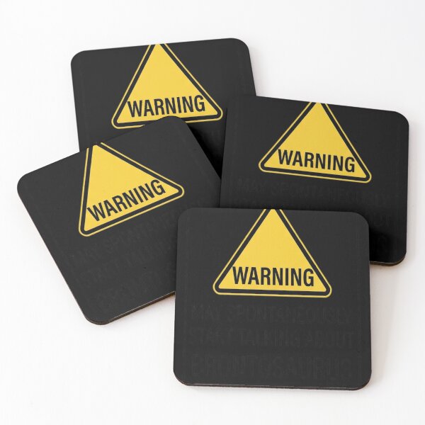 Item preview, Brontosaurus Warning designed and sold by ChiqueAvenue.