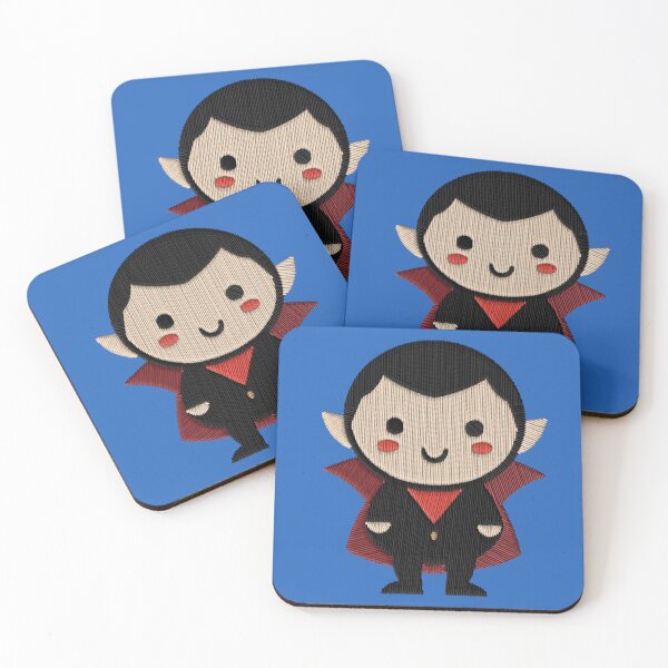 Item preview, Kawaii Dracula Halloween Embroidery Patch Sticker – Kids designed and sold by · GAMING SOUL ·.