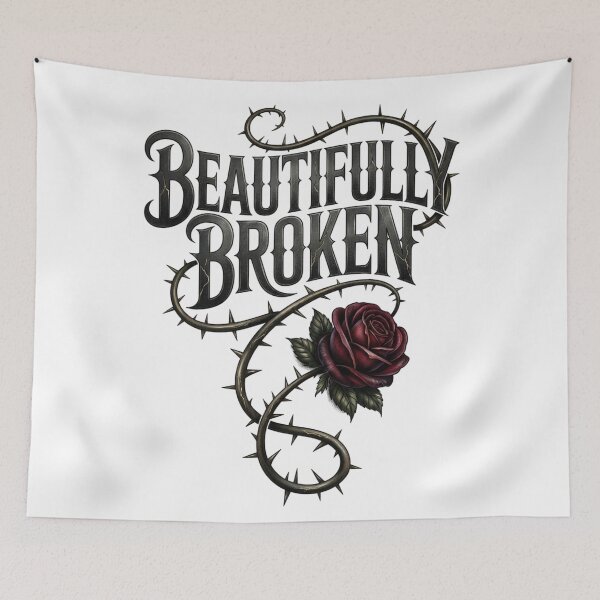 Item preview, Beautifully Broken Rose & Thorns  designed and sold by INKRebelGraphic.