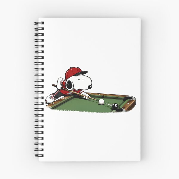 Item preview, Snoopy Playing Pool Shot designed and sold by harlynkeyse.