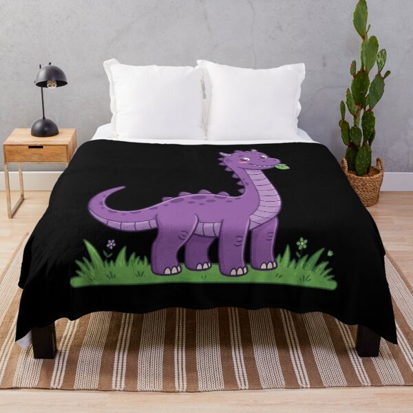 Item preview, Purple brontosaurus designed and sold by ChiqueAvenue.