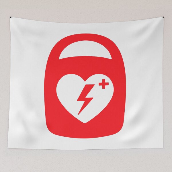 Item preview, AED Heart Emergency Medical Icon designed and sold by VectorForge Studio.