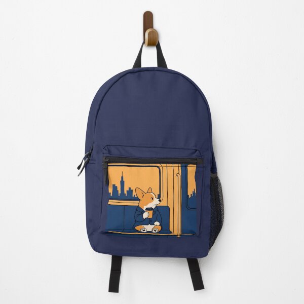 Item preview, Morning Commute Corgi designed and sold by ManggaeJM.