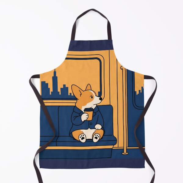 Item preview, Morning Commute Corgi designed and sold by ManggaeJM.