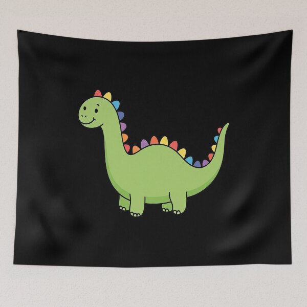 Item preview, Rainbow Brontosaurus designed and sold by ChiqueAvenue.