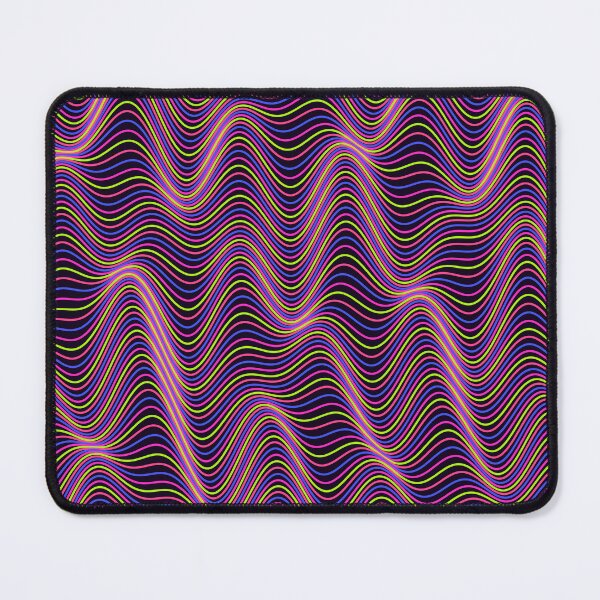 Item preview, Vibrant Neon Wavy Contour Line Pattern designed and sold by GraphyLab.