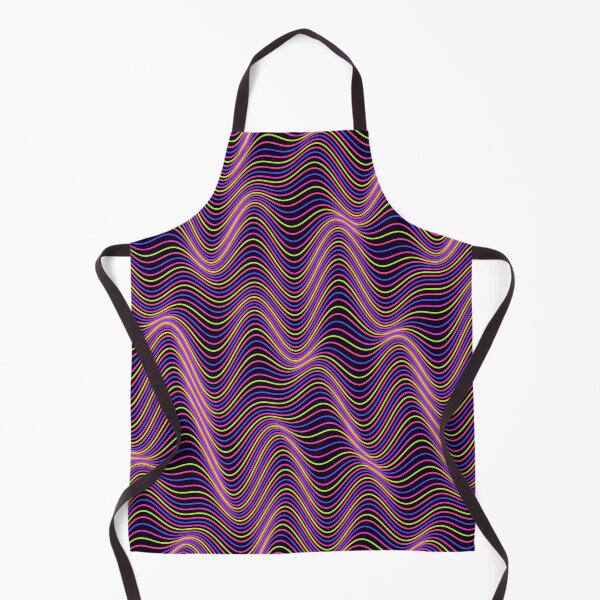 Item preview, Vibrant Neon Wavy Contour Line Pattern designed and sold by GraphyLab.