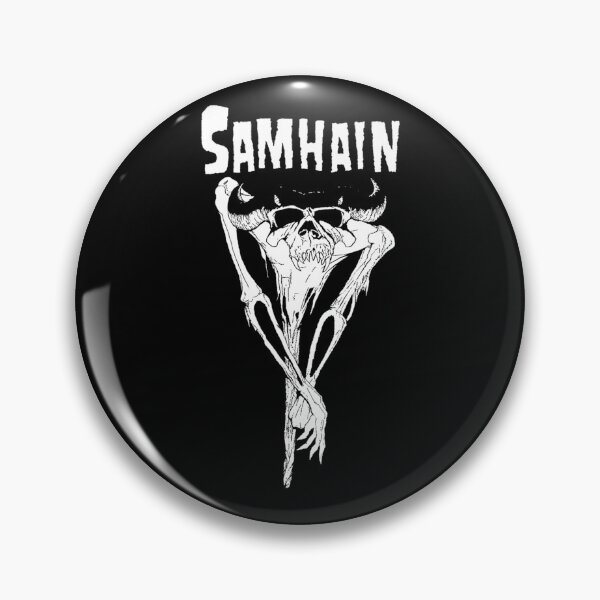 Item preview, Samhain Horned Skull Horror Punk Band designed and sold by HerminaRath.
