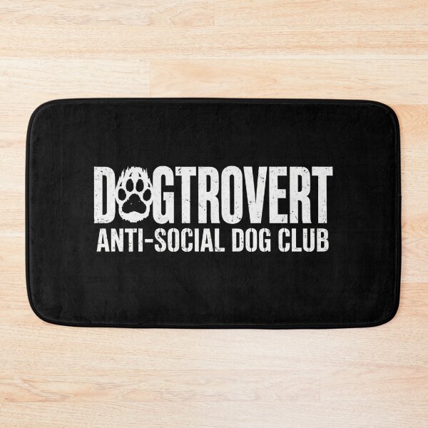 Item preview, Dogtrovert Anti-Social Dog Club - Distressed Paw Print Design designed and sold by Neurospicy Trolls.