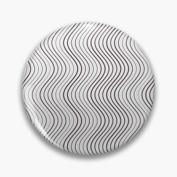 Item preview, Minimalist Scandinavian Wavy Line Brown Beige Pattern designed and sold by GraphyLab.
