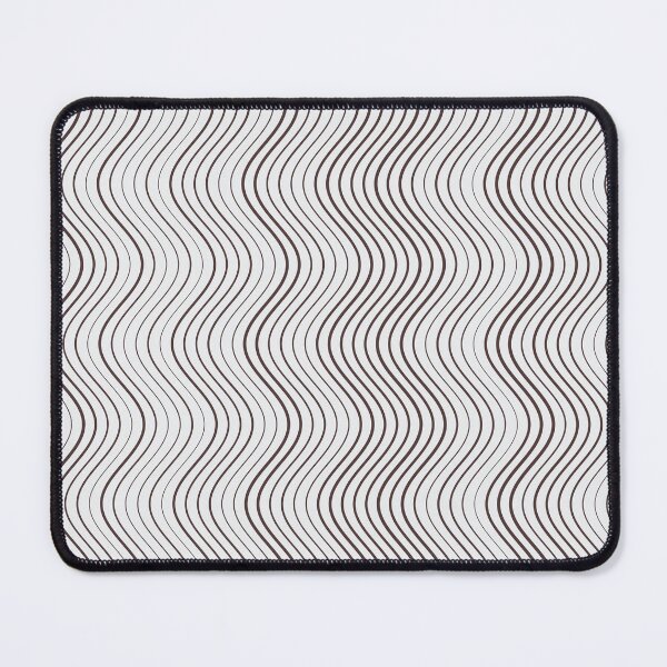 Item preview, Minimalist Scandinavian Wavy Line Brown Beige Pattern designed and sold by GraphyLab.