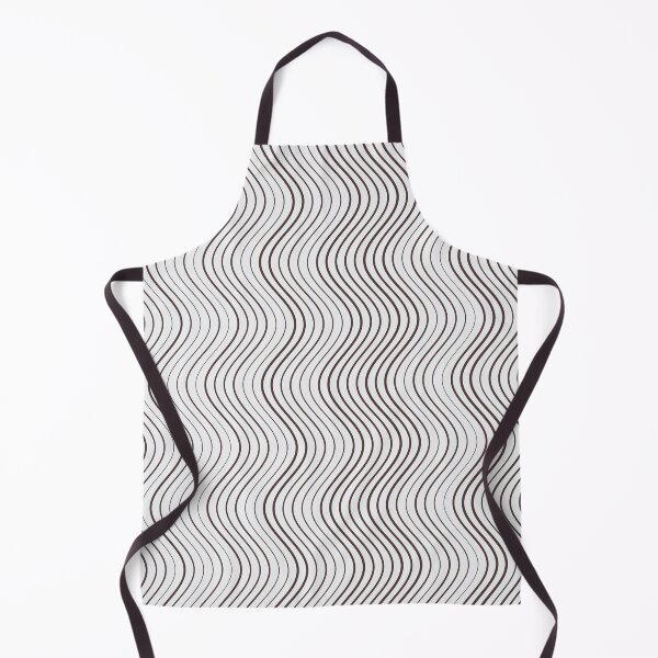 Item preview, Minimalist Scandinavian Wavy Line Brown Beige Pattern designed and sold by GraphyLab.