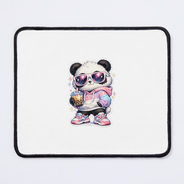 Item preview, Cool Panda Sticker Kawaii Streetwear Animal Aesthetic for Teens & Panda Fans designed and sold by CutePrintCorner.