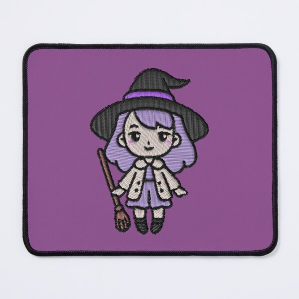 Item preview, Kawaii Purple Witch Girl Embroidery Patch Sticker – Kids designed and sold by · GAMING SOUL ·.