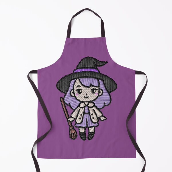 Item preview, Kawaii Purple Witch Girl Embroidery Patch Sticker – Kids designed and sold by · GAMING SOUL ·.
