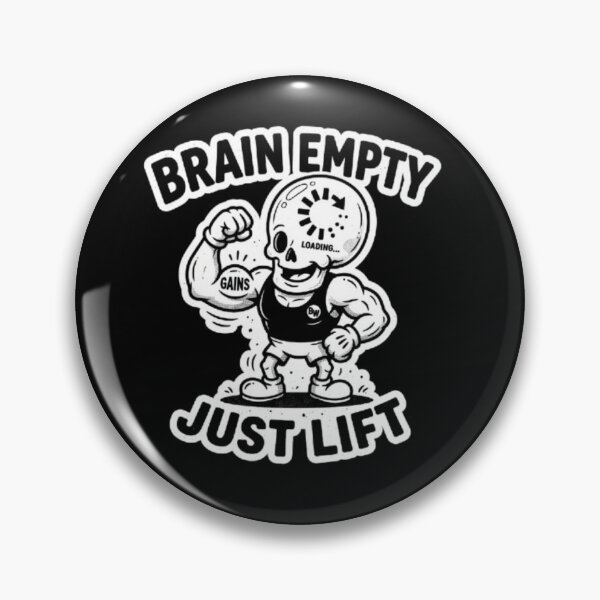 Item preview, Brain Empty Just Lift - Funny Skeleton Muscle Meme designed and sold by OLLI_STORE.
