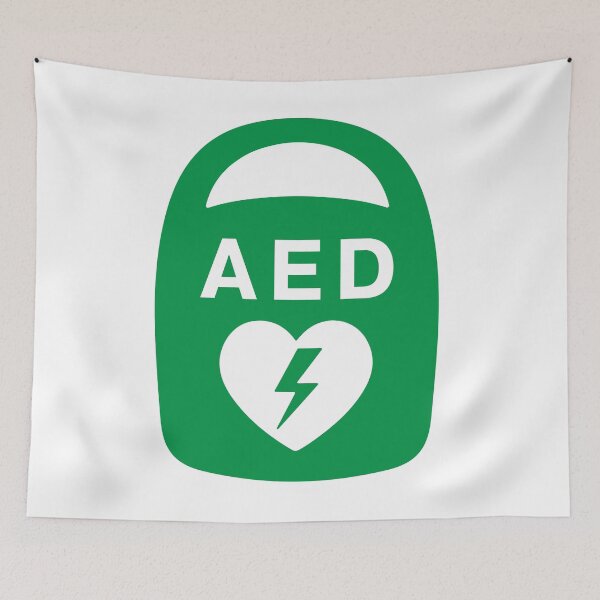 Item preview, AED Heart Emergency Medical Icon designed and sold by VectorForge Studio.