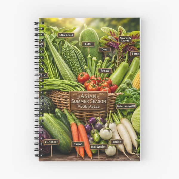 Item preview, Tropical Summer Vegetables  designed and sold by AwesomeDigiShop.