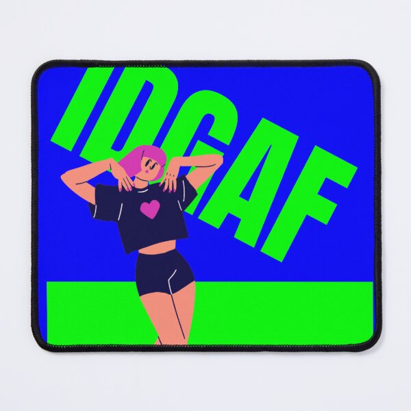 Item preview, IDGAF | Funny Sarcastic Quote | Minimalist Typography | Bold Statement | Unbothered Attitude | Adult Humor Gift designed and sold by Quote Chaos.