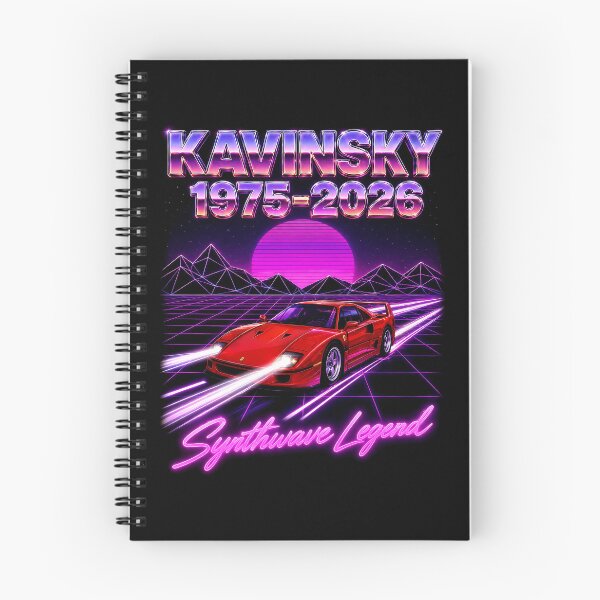 Item preview, Kavinsky Synthwave Legend 1975-2026 Retro Tribute designed and sold by FreddieMorgans.