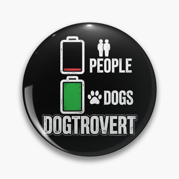 Item preview, Low Battery People Full Battery Dogs - Funny Dogtrovert Design designed and sold by Neurospicy Trolls.
