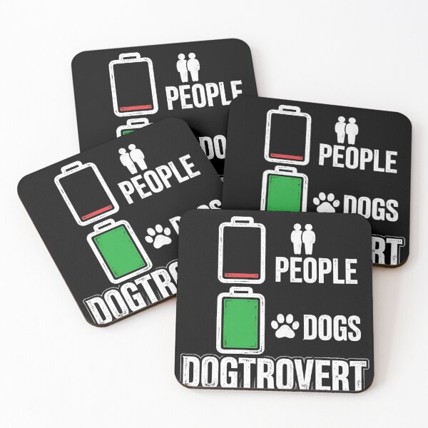 Item preview, Low Battery People Full Battery Dogs - Funny Dogtrovert Design designed and sold by Neurospicy Trolls.