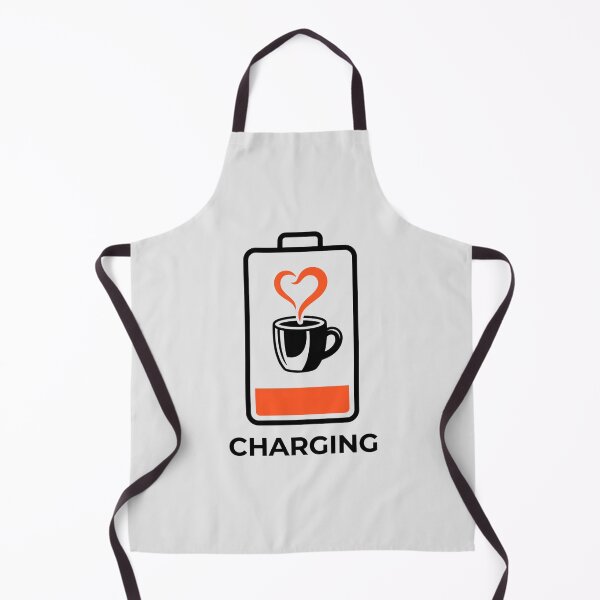 Item preview, Social Battery Charging Neon Orange Coffee Sticker designed and sold by Mr-wow.