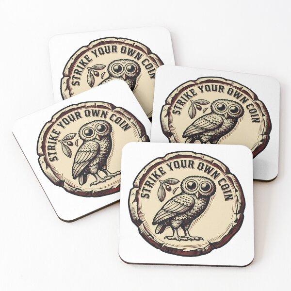 Item preview, Athenian Owl Coin Strike Your Own designed and sold by Lolik Designs.