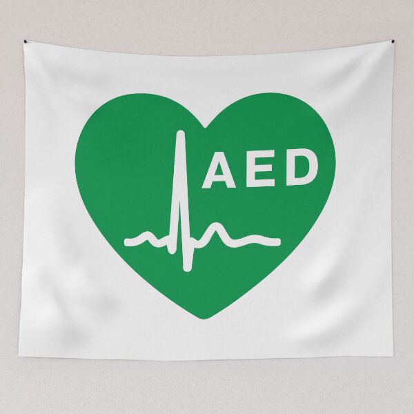 Item preview, AED Heart Emergency Medical Icon designed and sold by VectorForge Studio.