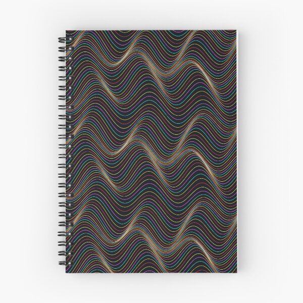 Item preview, Abstract Multicolor Neon Wavy Contour Pattern designed and sold by GraphyLab.