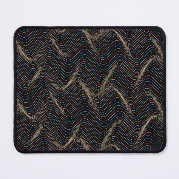 Item preview, Abstract Multicolor Neon Wavy Contour Pattern designed and sold by GraphyLab.