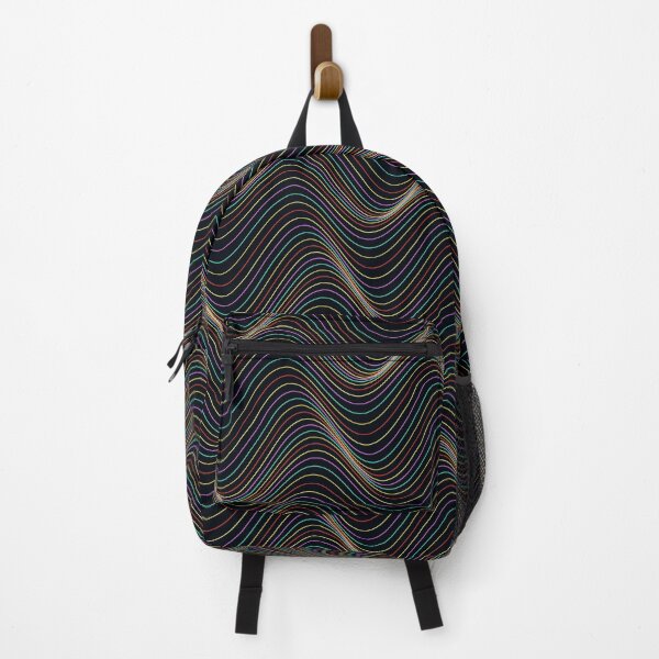 Item preview, Abstract Multicolor Neon Wavy Contour Pattern designed and sold by GraphyLab.