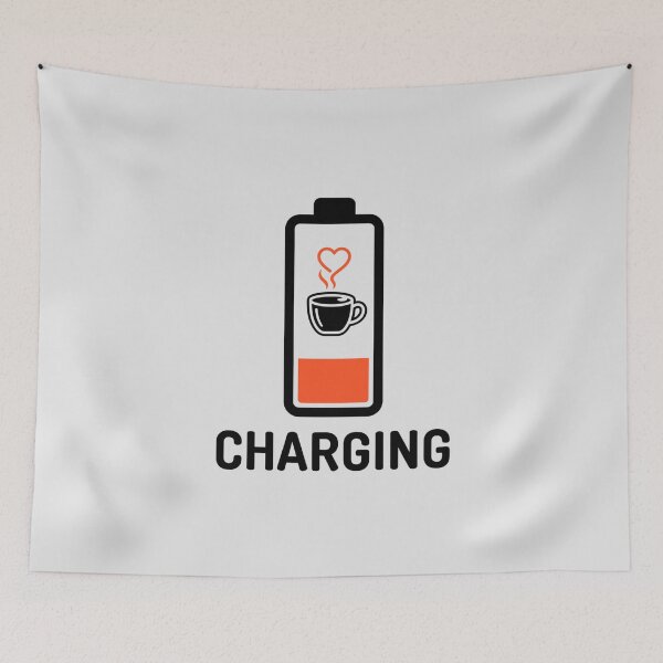 Item preview, Cool Caffeine Energy Charging Vinyl Laptop Decal designed and sold by Mr-wow.