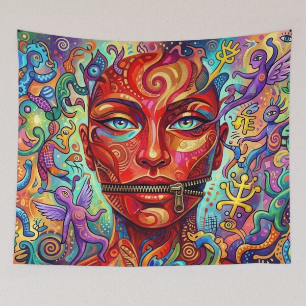 Item preview, Closed psychedelic silence designed and sold by Sigtrix.
