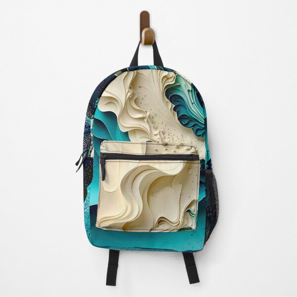 Item preview, Elegant Swirling Formations of Blue and White designed and sold by Vicky Brago-Mitchell®.