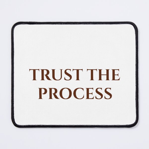 Item preview, Trust the Process | Minimalist Motivational Typography Quote designed and sold by MagicArtzz.