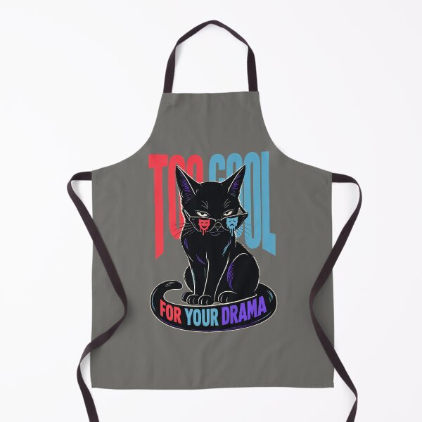 Item preview, Too Cool For Your Drama – Sassy Black Cat designed and sold by SVox.