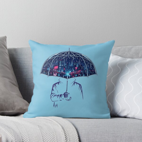 Item preview, Retrowave City Inside My Umbrella designed and sold by KungPowUnicorn.