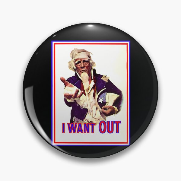 Item preview, I Want Out Uncle Sam Bandaged Anti War Poster designed and sold by HarryTorp.