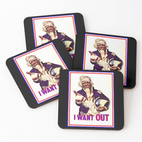 Item preview, I Want Out Uncle Sam Bandaged Anti War Poster designed and sold by HarryTorp.