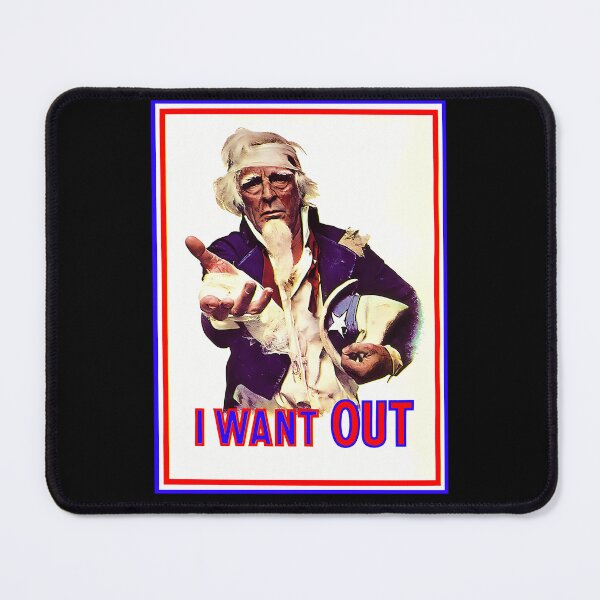 Item preview, I Want Out Uncle Sam Bandaged Anti War Poster designed and sold by HarryTorp.