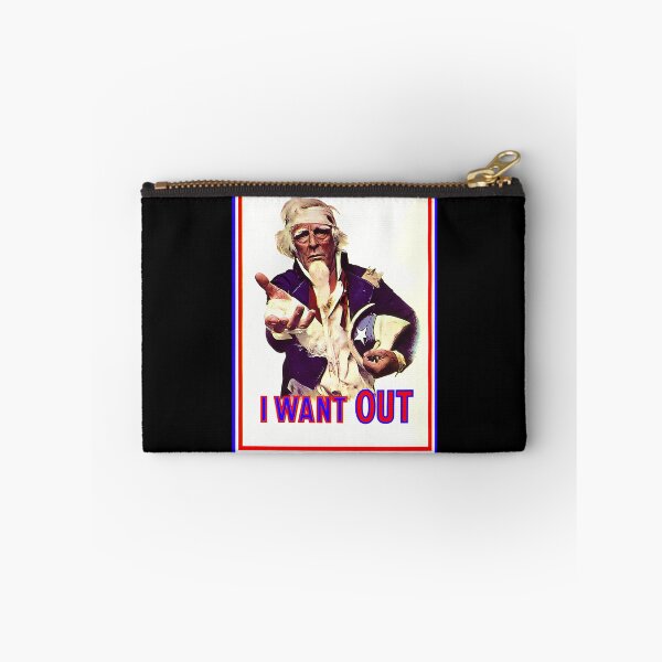 Item preview, I Want Out Uncle Sam Bandaged Anti War Poster designed and sold by HarryTorp.