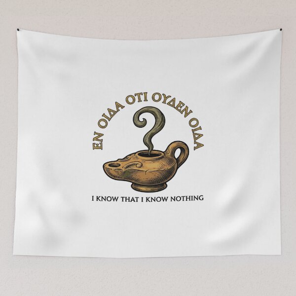 Item preview, Socrates I Know That I Know Nothing Lamp designed and sold by Lolik Designs.