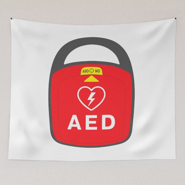 Item preview, AED Heart Emergency Medical Icon designed and sold by VectorForge Studio.