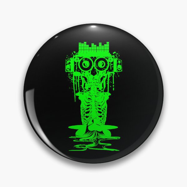 Item preview, Green Neon Skeleton DJ Boombox Soundwave designed and sold by HarryTorp.