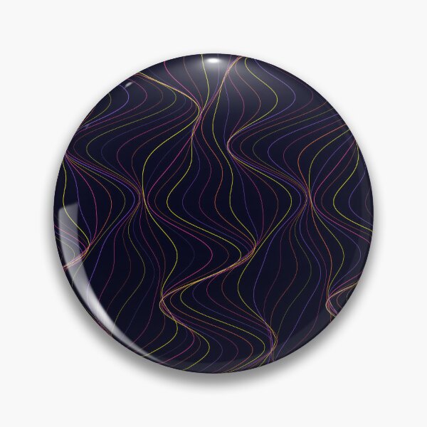 Item preview, Futuristic Purple and Yellow Wavy Laser Pattern designed and sold by GraphyLab.
